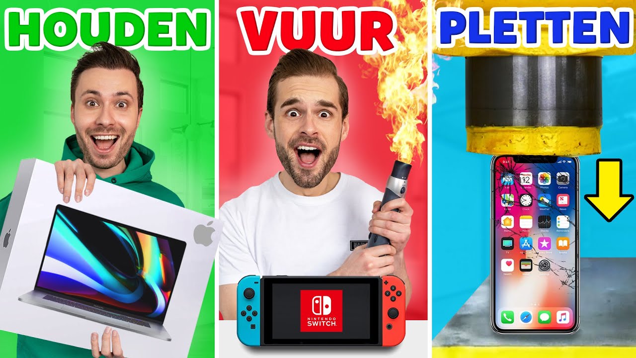 HOUDEN, VERBRANDEN OF PLETTEN! *Cadeau Challenge* Met Rutger