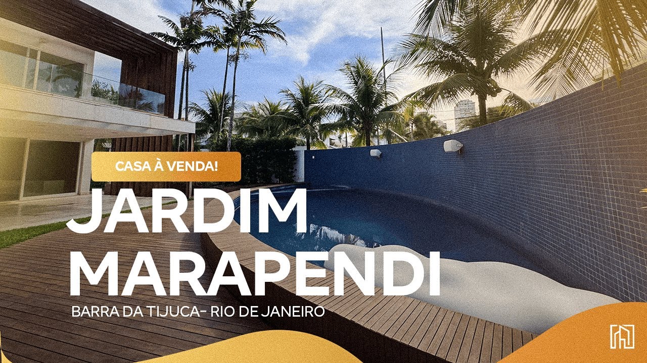 Casa de Esquina no Jardim Marapendi com Lazer Completo - Luxo e Exclusividade na Barra!