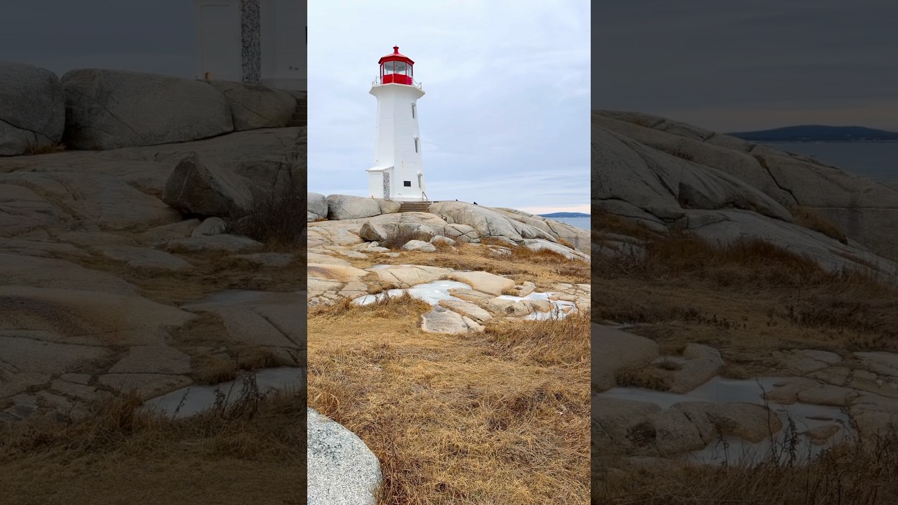 Peggy’s Cove Nova Scotia | Lighthouse | Nova Scotia travel 🍁🌊 
