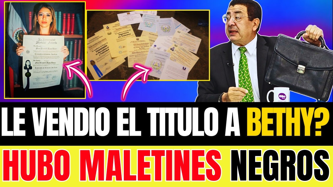 Salio El Peine Ronal Umaña Maletines Negros y Titulos