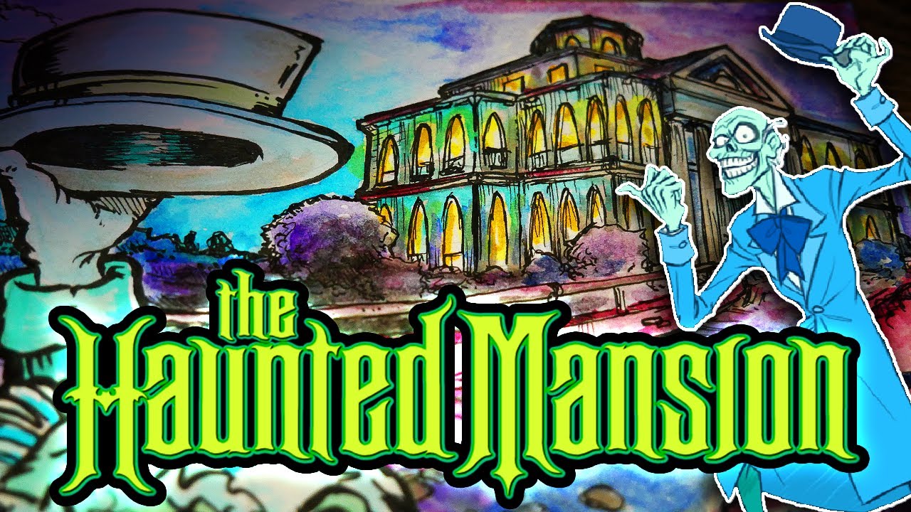 Hitchhiking Ghosts Drawing & Haunted Mansion Tour (How they Died)