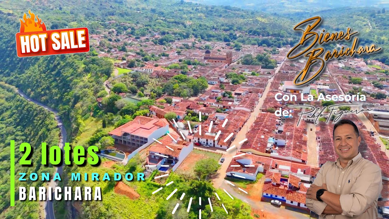 Alerta Bajaron los Precios ! Lotes en venta en Barichara con vista panorámica