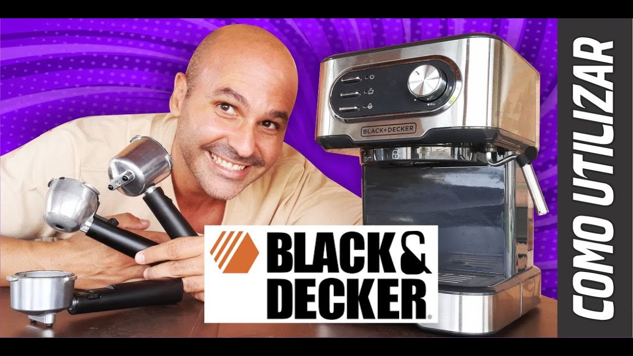 Cafateira Espresso BLACK & DECKER CE1100 | Passo a Passo de como utilizar