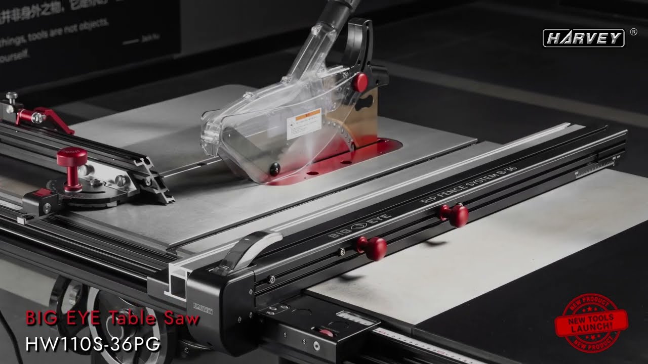 Harvey ALPHA Series BIG EYE Table Saws
