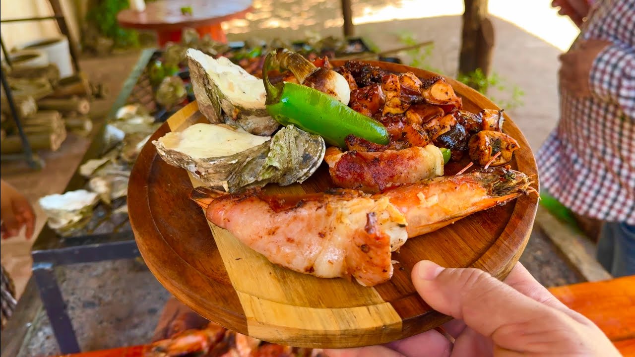LA PARRILLADA de mariscos mas deliciosa que vas a probar  || Ruta la Nueve