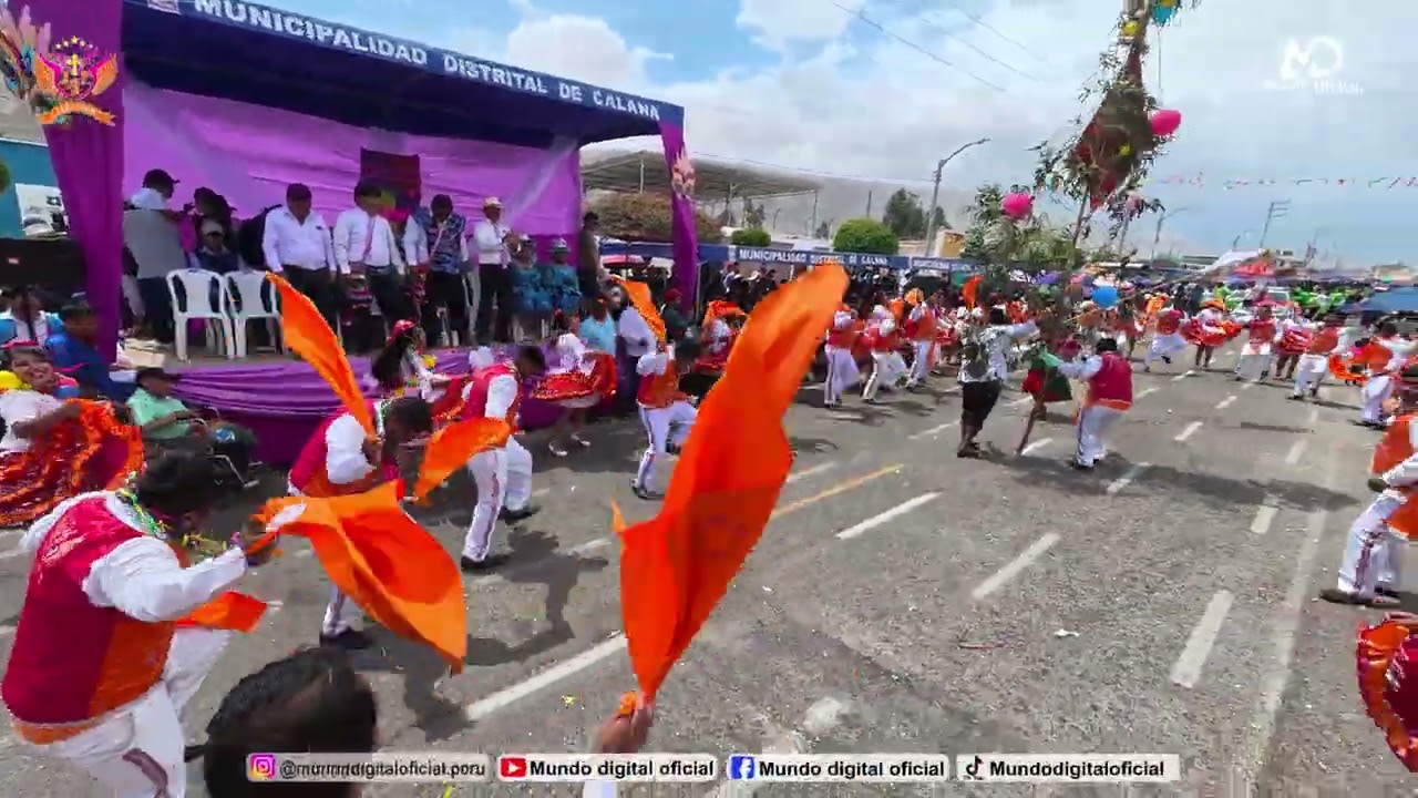 Comparsa San Pedro de Tarucahi en el 🎉PASACALLE CARNAVALES CALANA 2026🎭📅Domingo 15 de febrero 2026