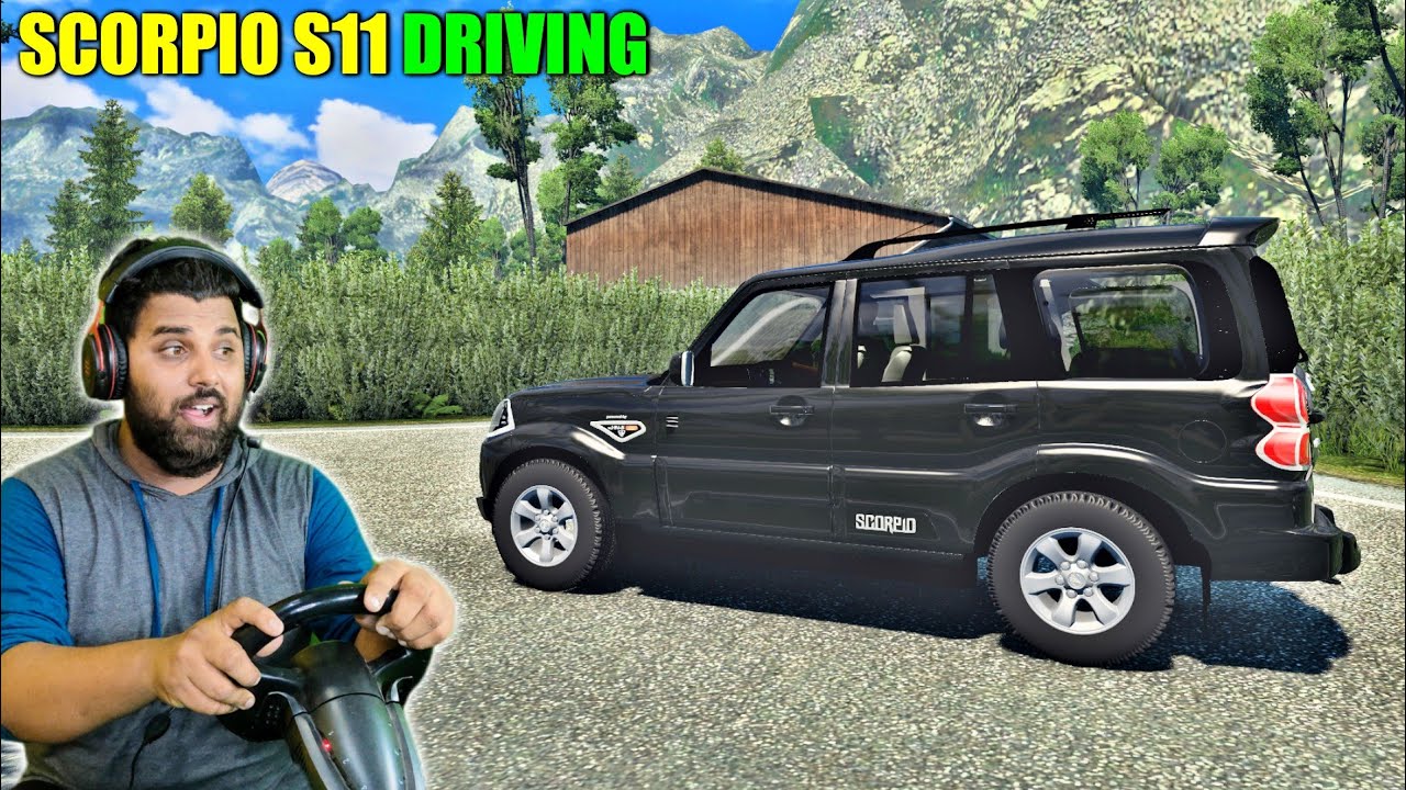 Scorpio S11 Driving on a Beautiful Route | Best Indian Car Simulator Game | Best Car Simulator Games