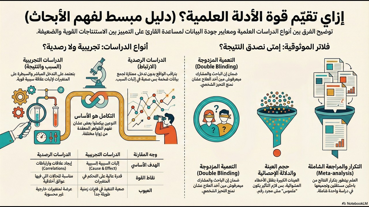 كيف نقيم الأدلة العلمية؟