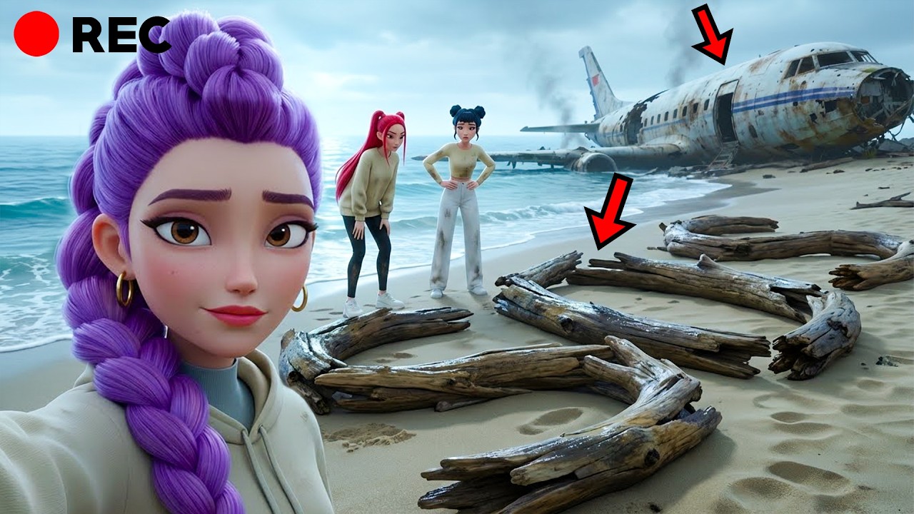 RUMI Explored The DESERTED ISLAND 😱 KPop Demon Hunters