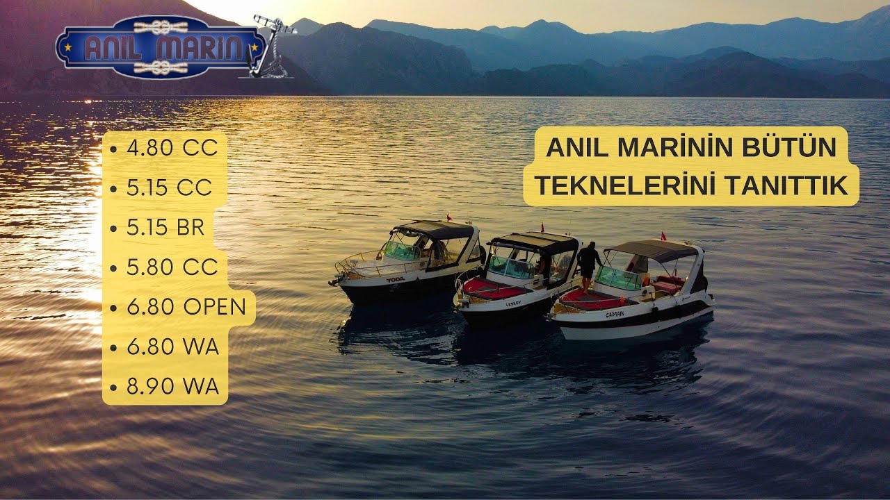 ANIL MARİNİN BÜTÜN TEKNELERİNİ BOSPHORUS BOAT SHOWDA İNCELEDİK!