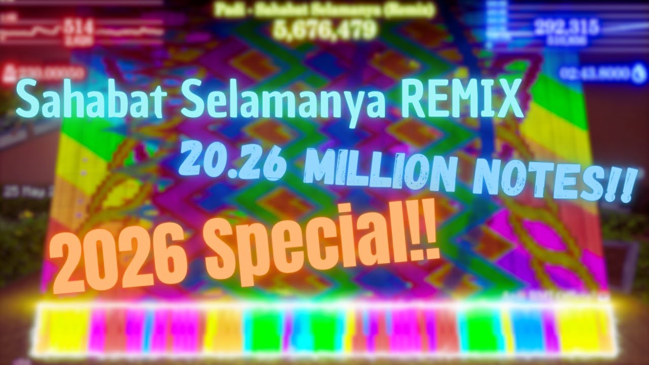 [Black MIDI] Padi - Sahabat Selamanya Remix | 20.26 Million Notes