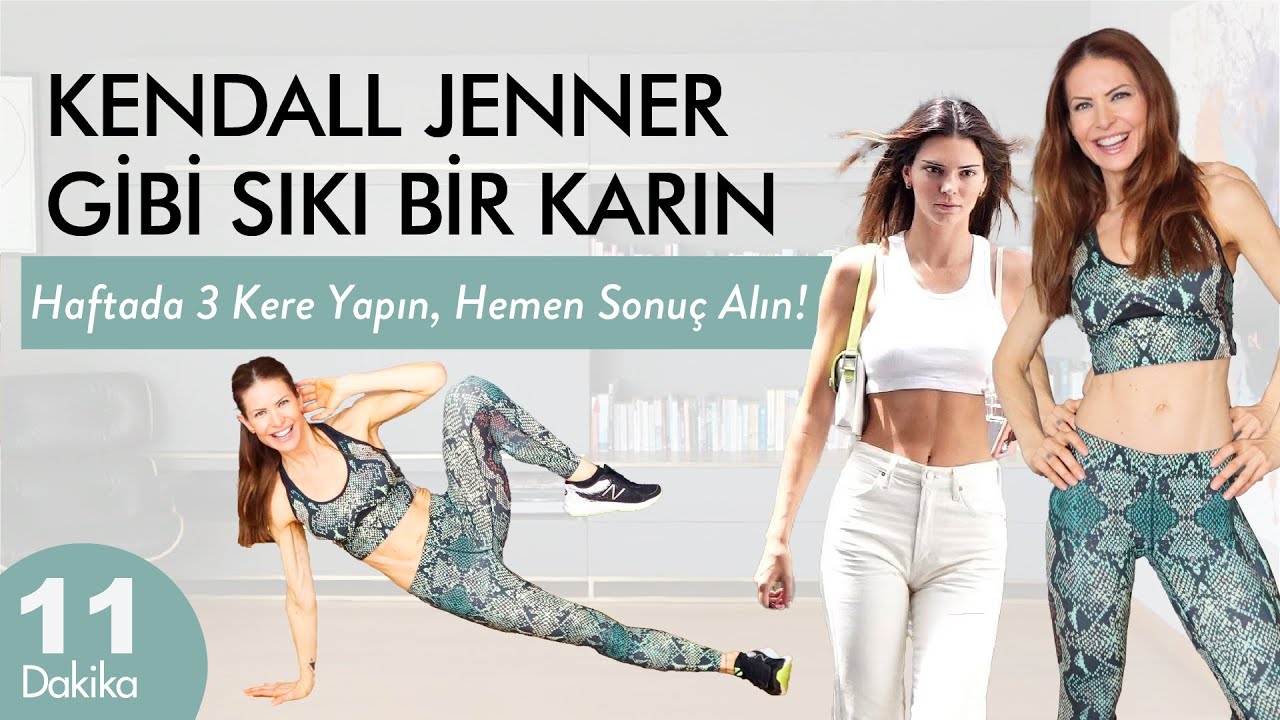HAFTADA 3 KERE YAPIN! Kendall Jenner Gibi Sıkı Bir Karın