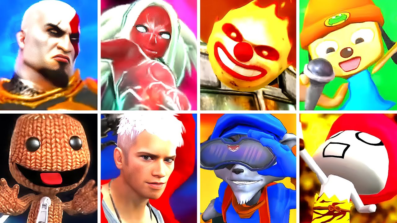 PlayStation All-Stars Battle Royale - All Final Smashes (Super Attacks)