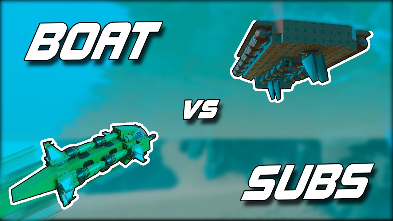 Submarines vs Boats Survival Challenge! (Trailmakers Multiplayer Gameplay)
