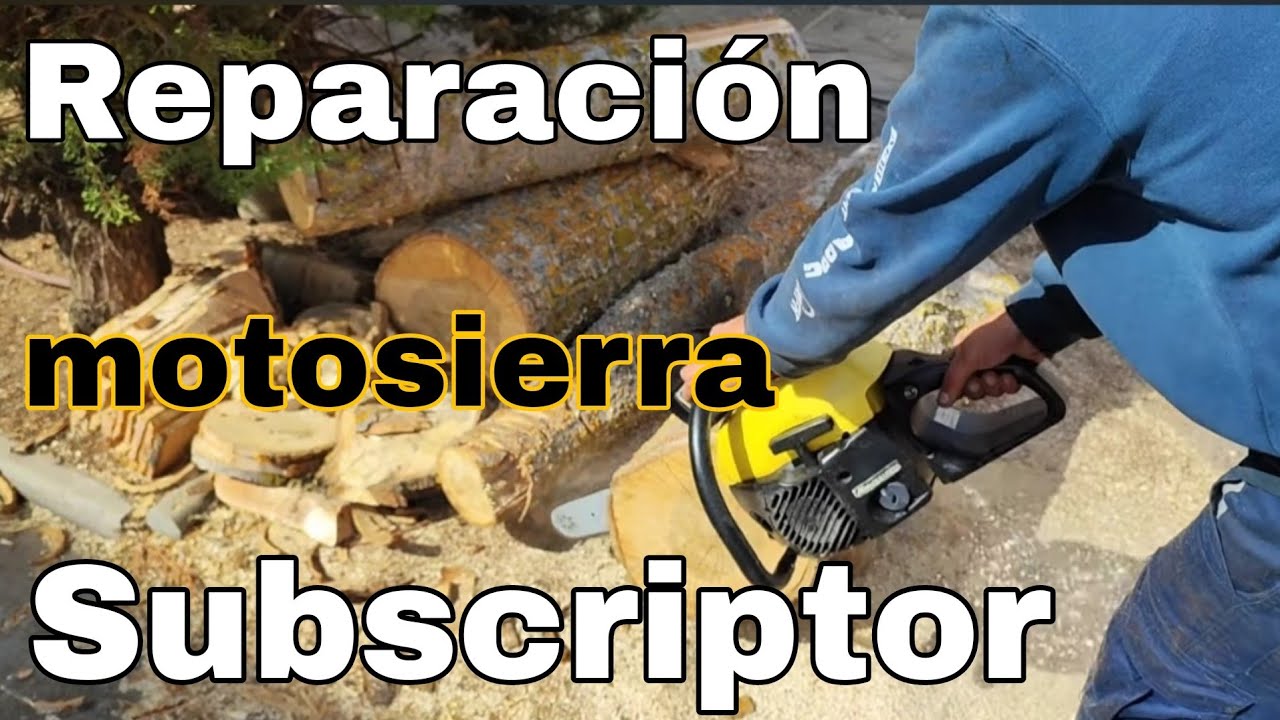 Reparo Motosierra subscriptor!! Funcionará??🙇