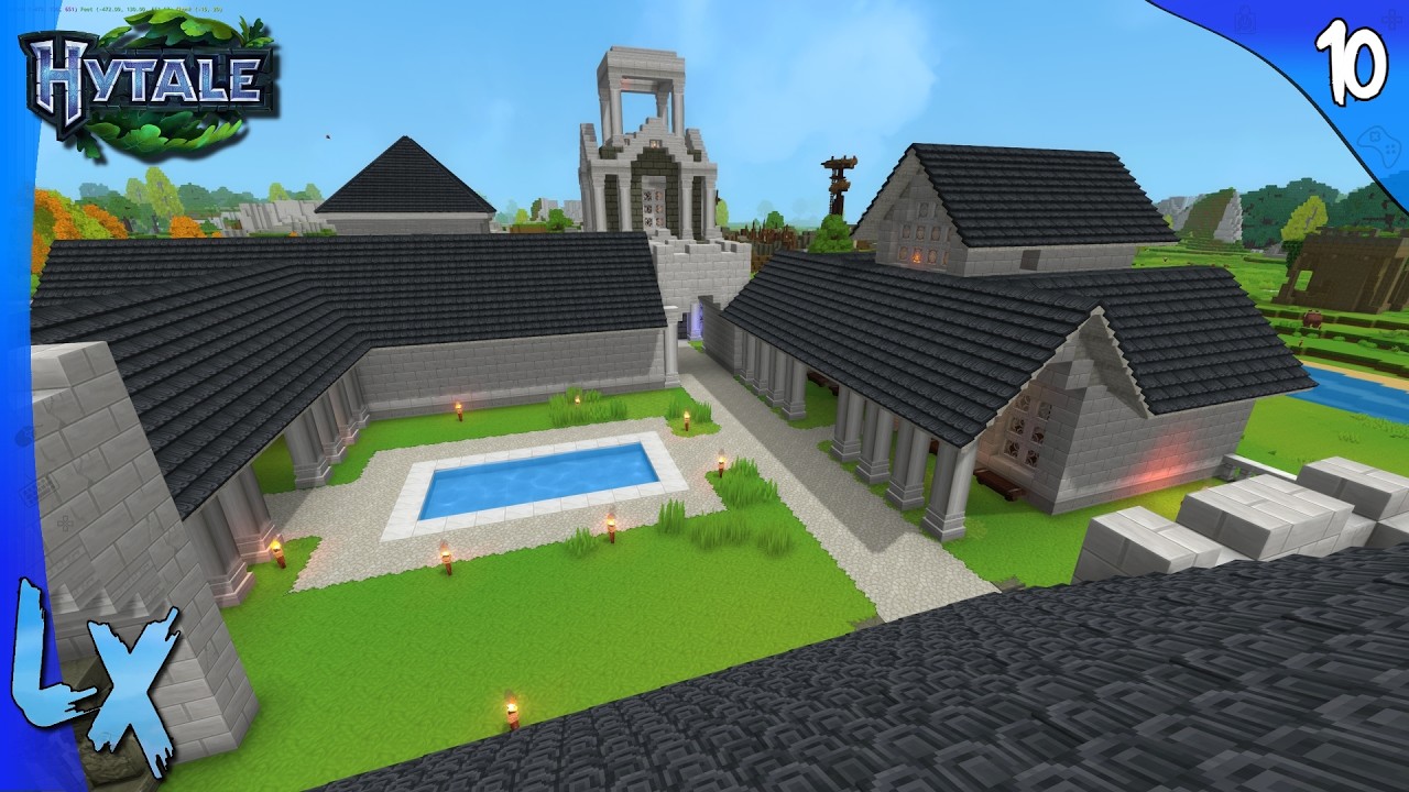 La villa romaine prend forme ! 🏛️ || Hytale 10