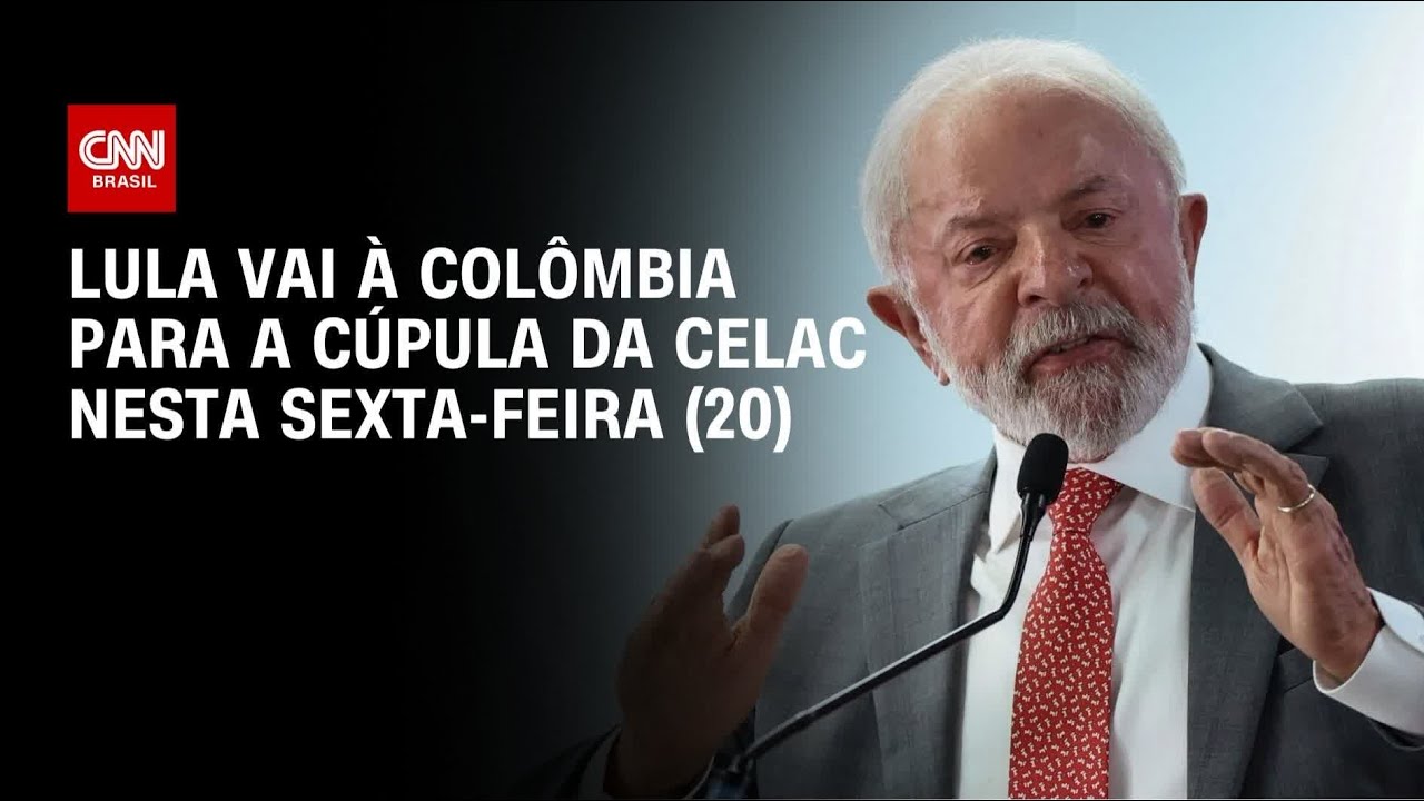 Lula embarca nesta sexta para a Colômbia e participa da Cúpula da Celac | CNN NOVO DIA