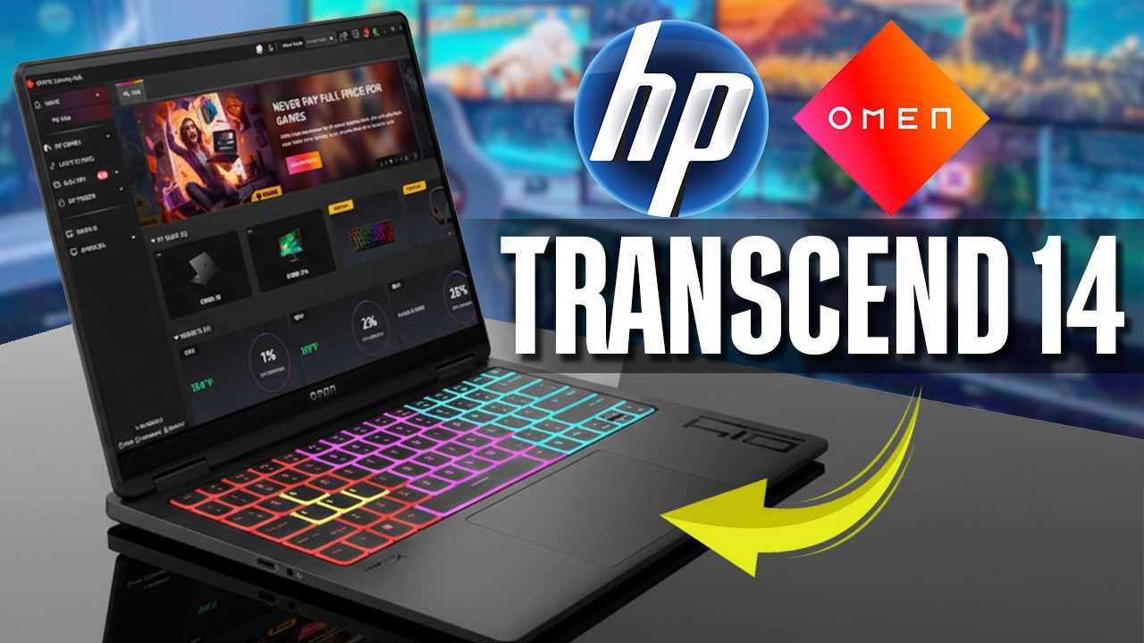 Игровой ноутбук HP Omen Transcend 14: стоит ли он своих денег? (RTX 5060 | OLED)