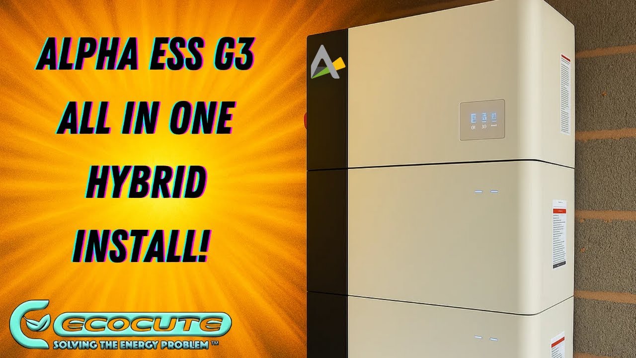 Installing the Alpha ESS G3-S5 With Solar! Best All In One Hybrid Battery System?