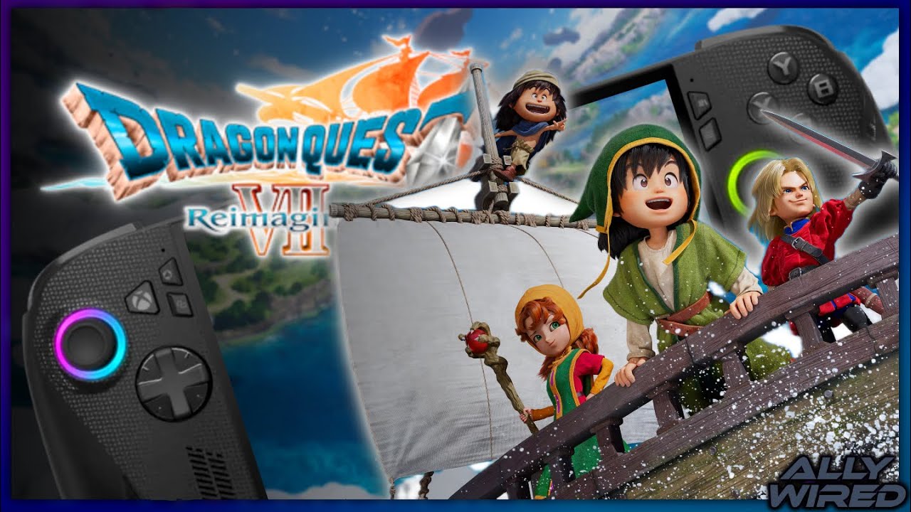 DRAGON QUEST VII Reimagined on ROG XBOX Ally X - Best Settings - Gameplay/ Performance Review
