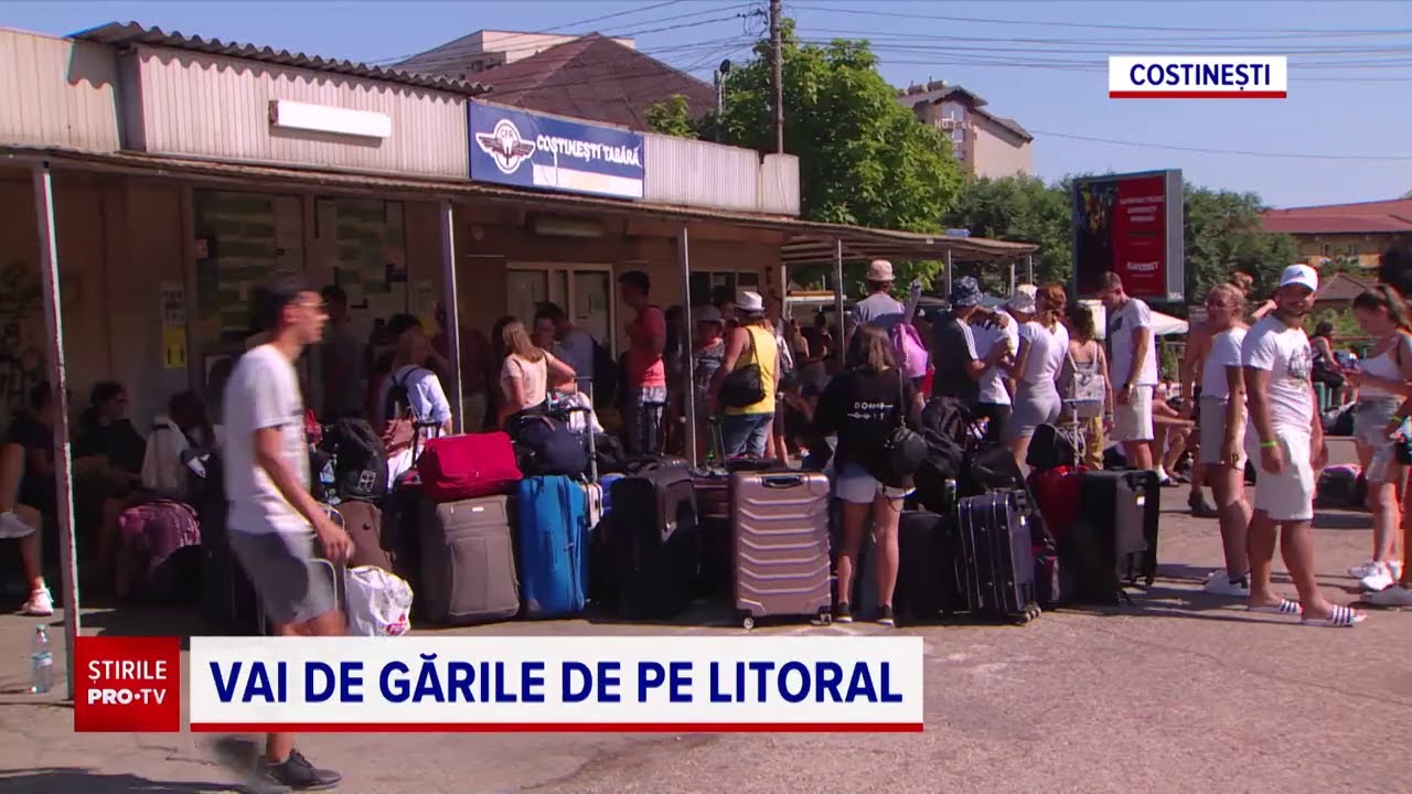 Condiții inumane în gările de pe litoral. „N-avem toalete, nu avem unde să stăm la umbră”