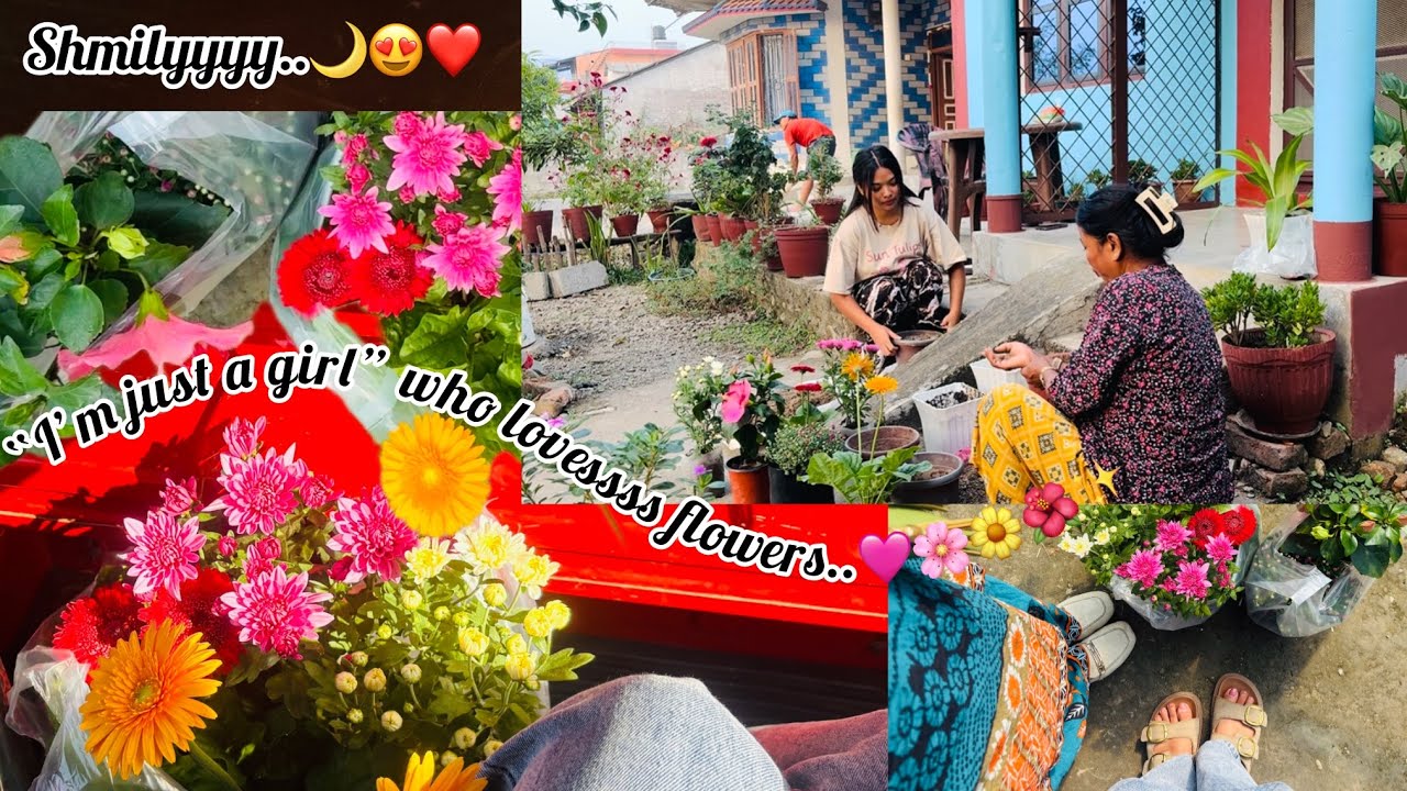 In the garden of life, bloom where you are planted.❤️🍃🌼|Good vibes only| Flowers |MoNiCaa🌙| ep.9🌸