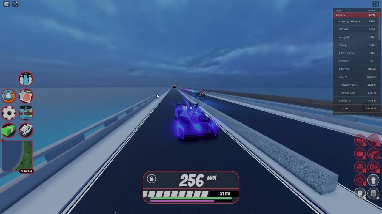 Scorpion Speed Test: drag strip vs Brulee (Roblox Jailbreak)