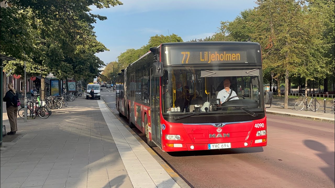 Last day for bus line 77 Stockholm 