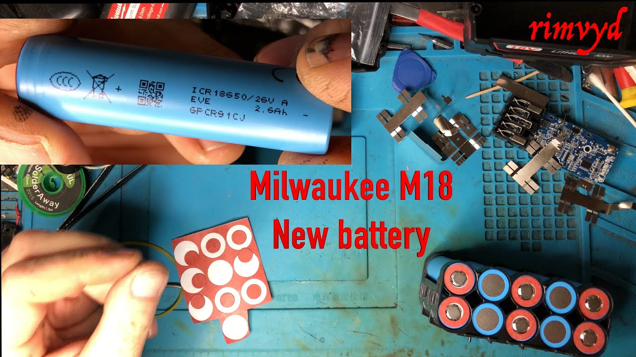New battery for Milwaukee