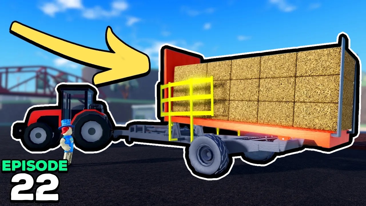 UNLOCKING Hay Bales as a Noob in Farming and Friends (Roblox) | Ep. 22