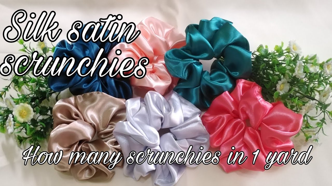 Making of Scrunchies/ Ilan nga ba ang magagawa sa 1 yarda  - Jane Baccay Vlogs