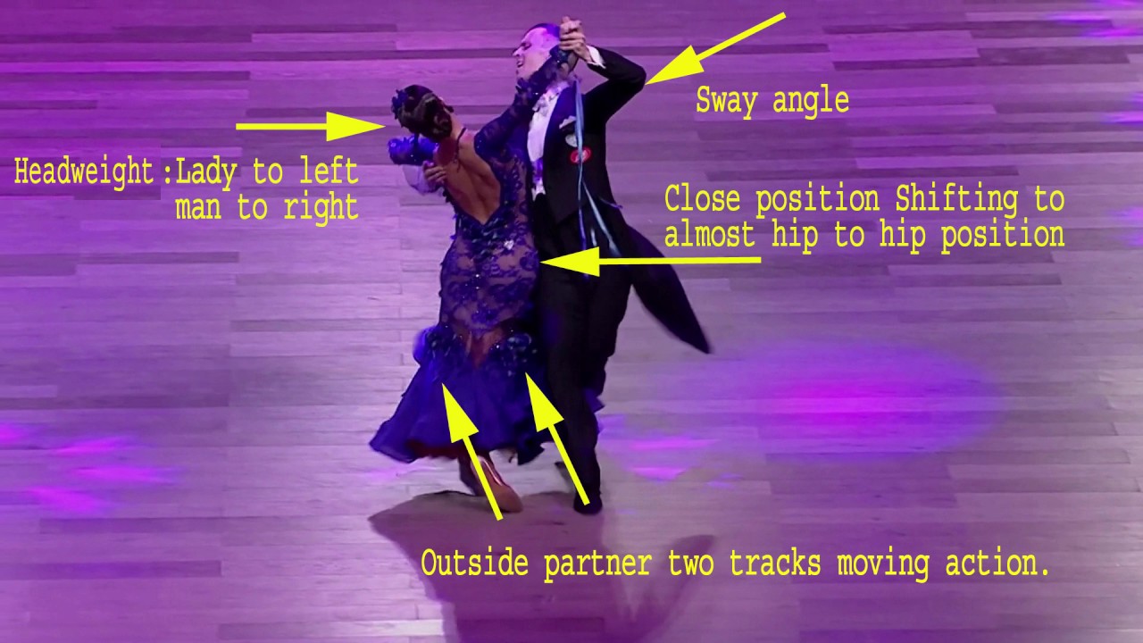 How to Dance Slow Foxtrot 1- 8 Reverse Weave
