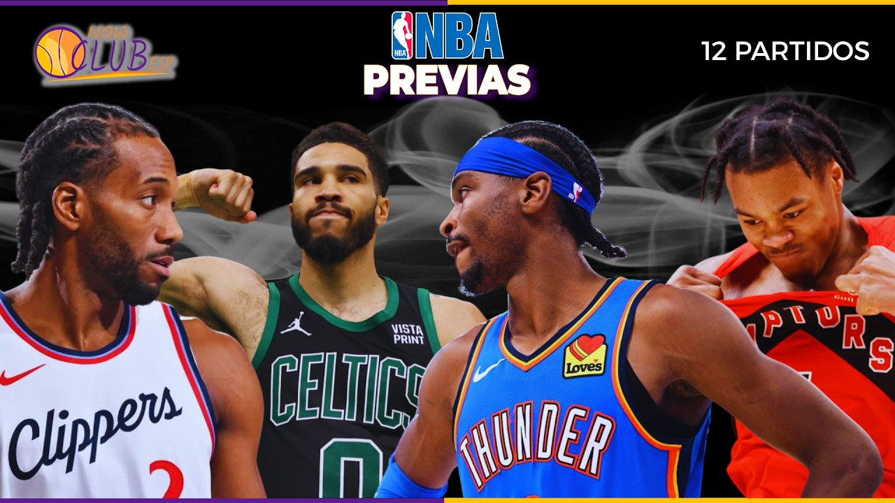 PREVIAS partidos NBA | 25.03.2026 | #143 CELTICS vs THUNDER en MARAT&Oacute;N de mi&eacute;rcoles de NBA