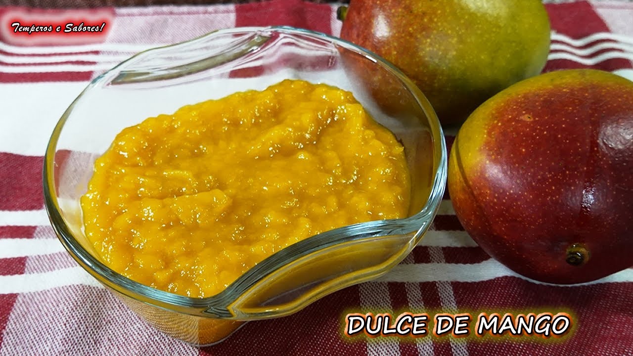 DULCE DE MANGO SALUDABLE ECONÓMICO Y DELICIOSO