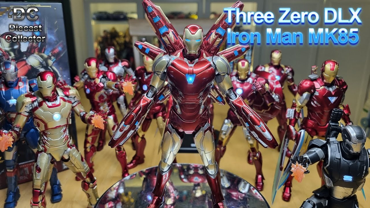 The most amount of accessories - Three Zero 3A - Iron Man Mark 85 - 1/12 scale Diecast - Review