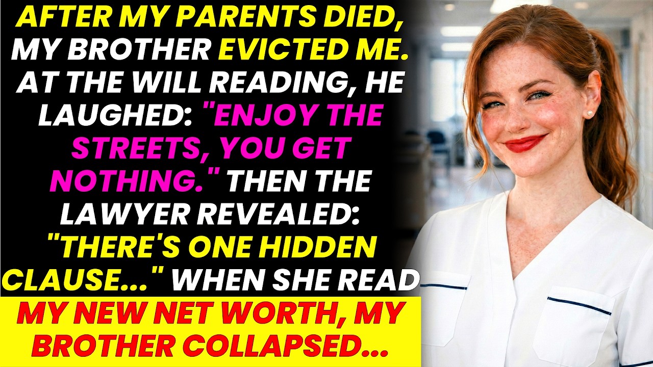 After My Parents Died, My Brother Threw Me Out. The Will Reading Twist Destroyed Him.