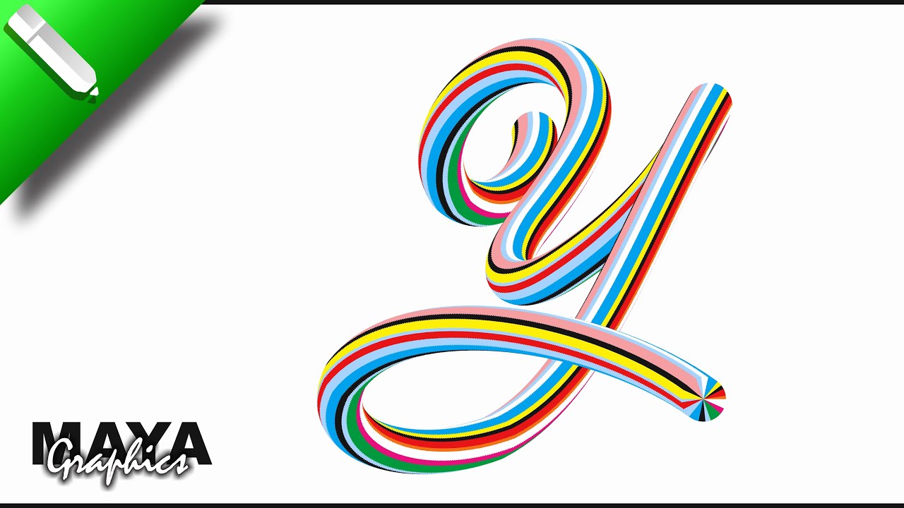 Professional 3D Typography in Coreldraw | Typography illustration in Coreldraw | Corel draw design