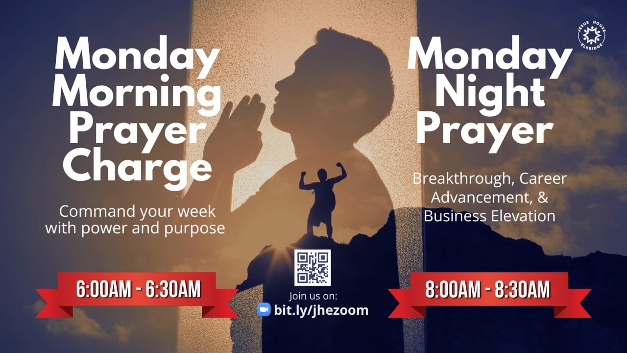 Monday Morning Prayer Charge | Jan. 19, 2026