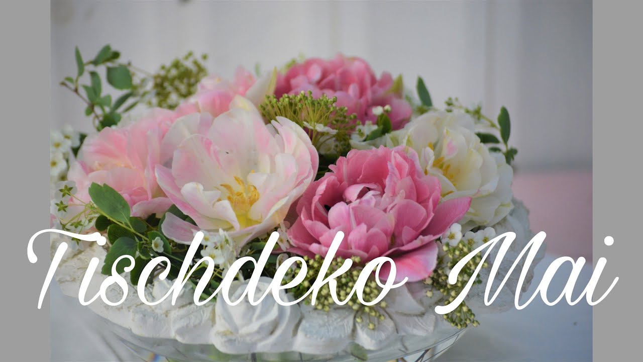 DIY-Idee: FLACHE TISCHDEKO im MAI mit meinen LIEBLINGSTULPEN - nachhaltig & ohne Steckschaum