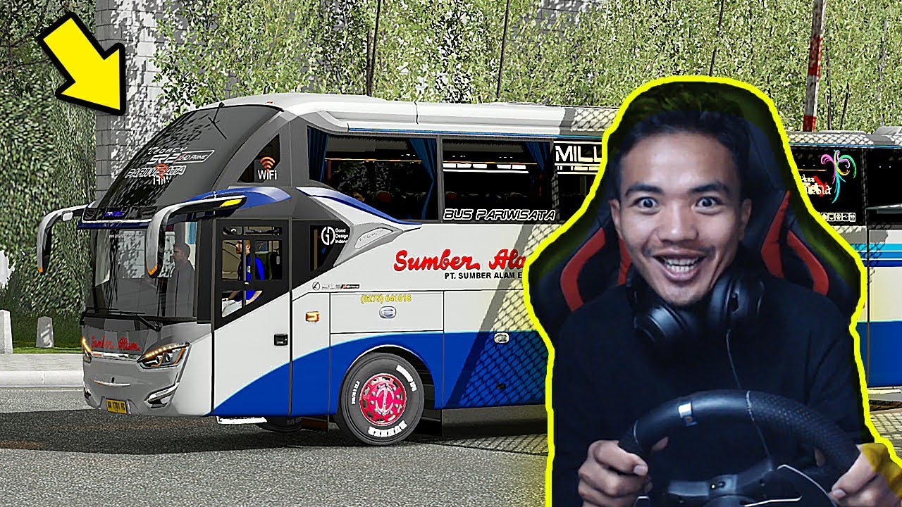 PERTAMAKALI NYETIR BUS BARU PO SUMBER ALAM - ETS2