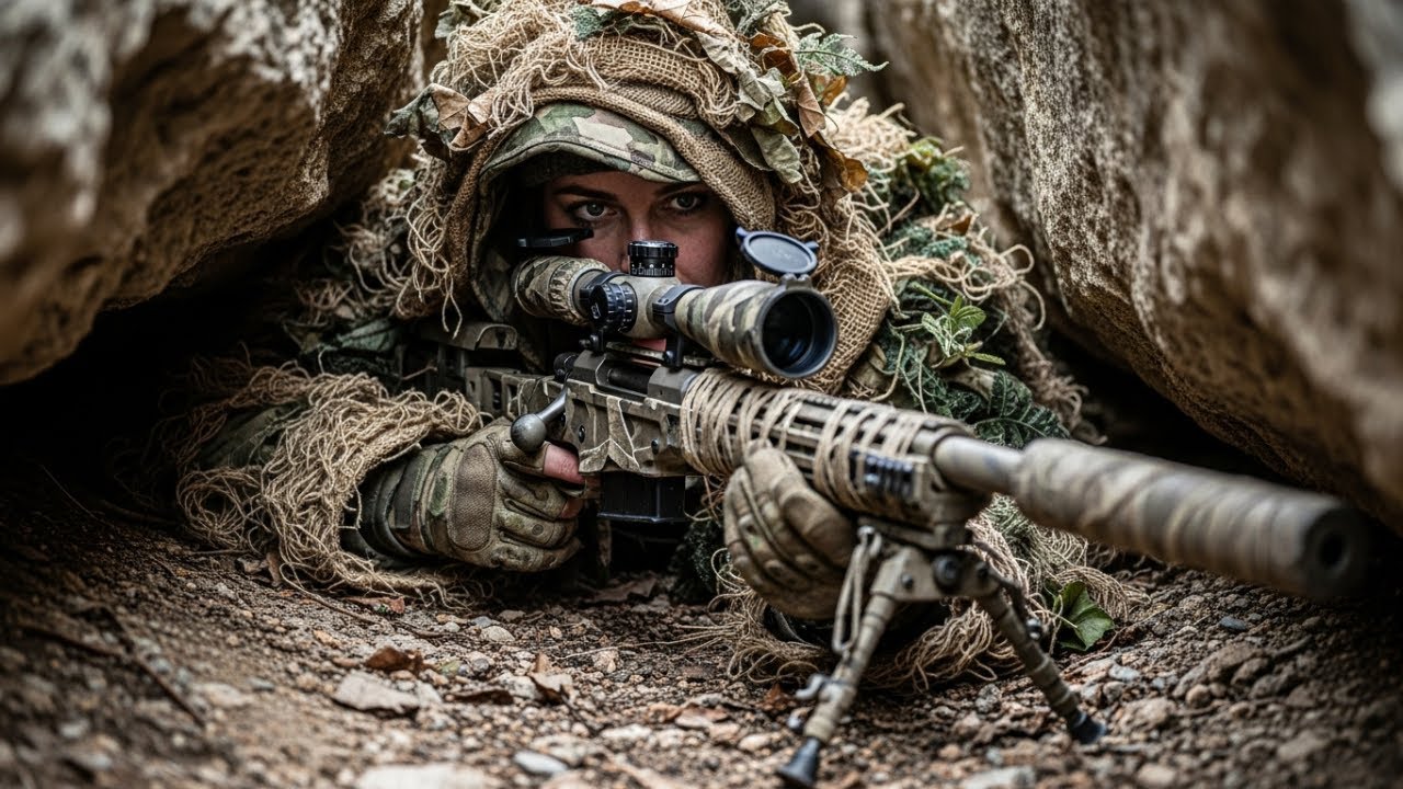 Viper Recon Called for Help — Then a Silent Female Sniper Eliminated Every Threat Around Them.