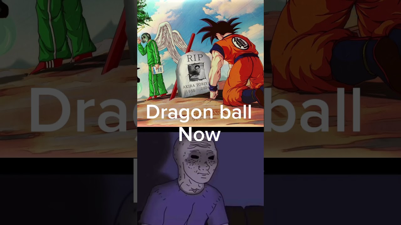 Dragon ball then VS now #goku #dragonball #shorts #nostalgia (RIP Akira toriyama) 😔🙏