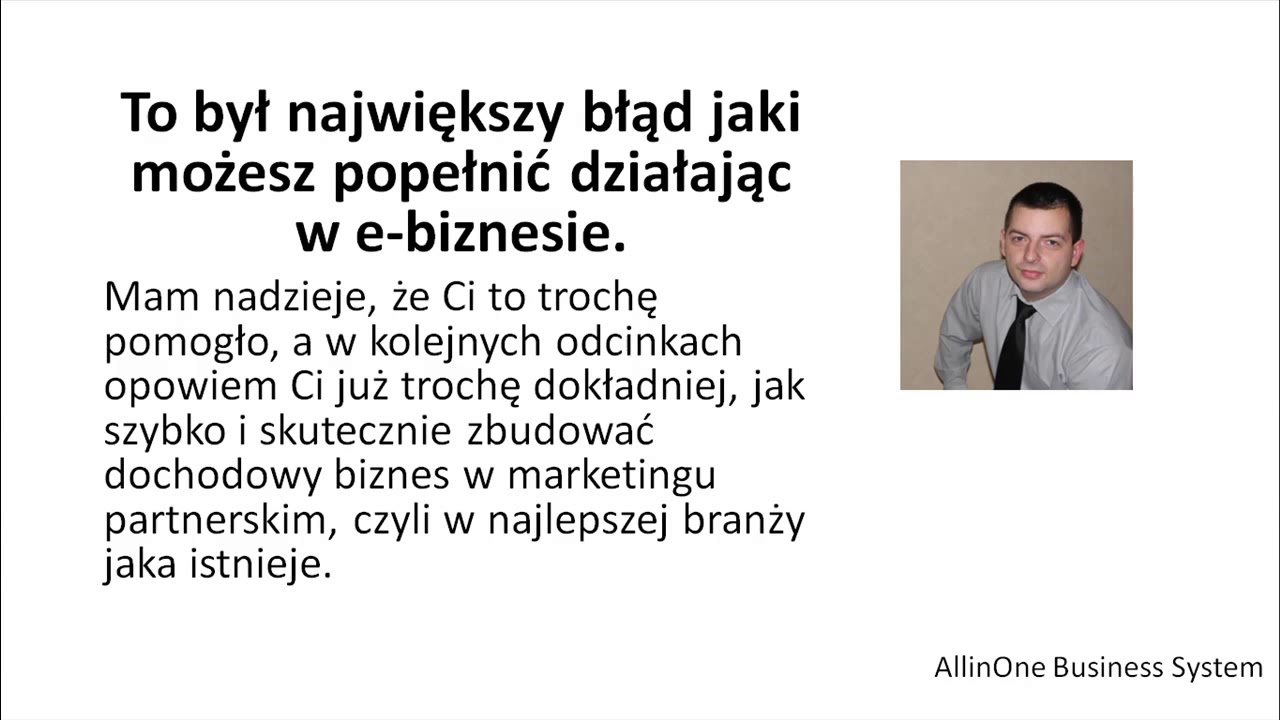 Programy Partnerskie w Praktyce - największe błędy w marketingu partnerskim cz.1