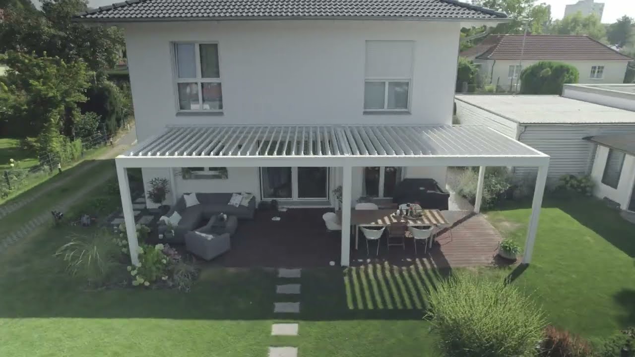 Lamellendach BRUSTOR B200XL- Referenz Berlin I TerrassenDesign24