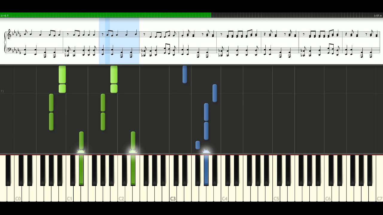Rihanna - S and M [Piano Tutorial] Synthesia