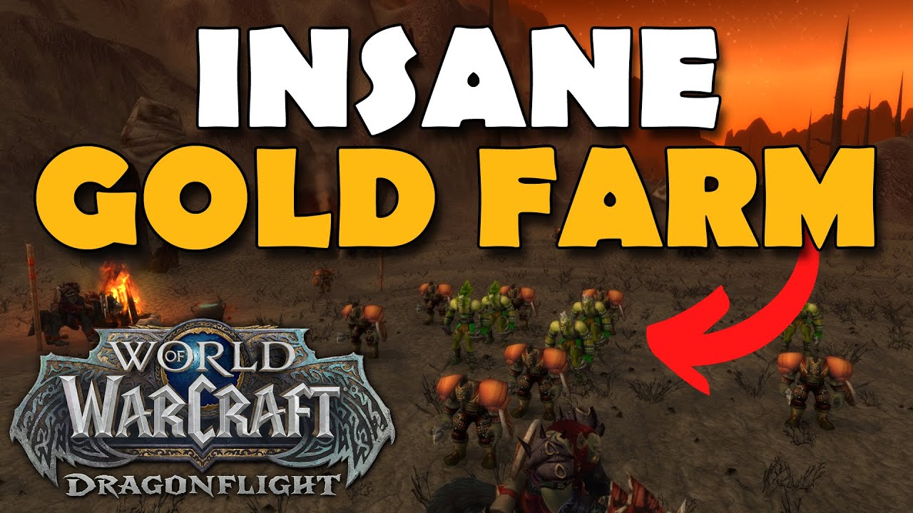 SOLO Gold Farm To Make A LOT OF GOLD Dragonflight WoW Gold Making