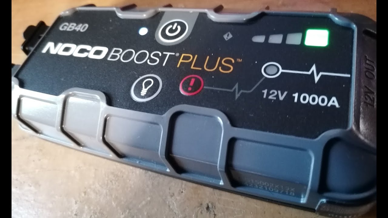 Fremdstart mit NOCO BOOST PLUS - Test, wenn man Ihn braucht.