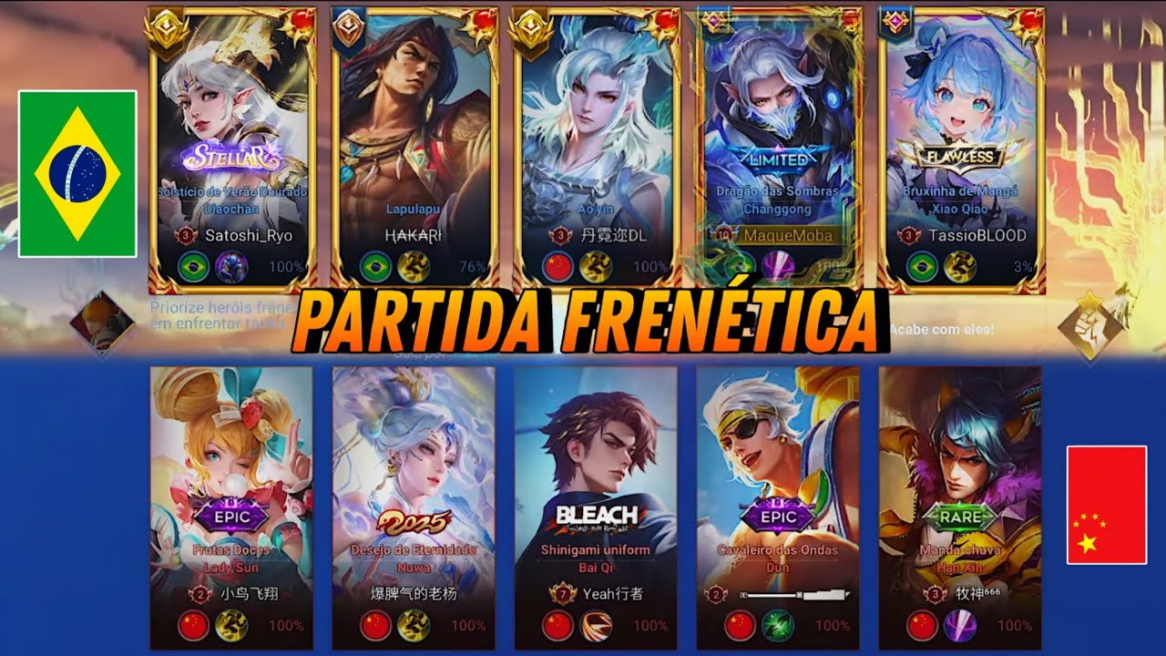 TIME FULL BR VS TIME FULL CHINA | SO LENDA - HOK