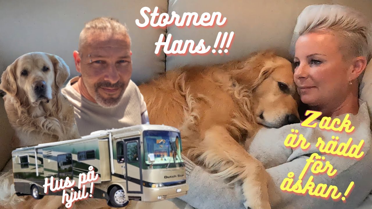 VI RÅKAR UT FÖR STORMEN HANS!!! Amerikansk husbil-så här reser vi 2023. Vlogg 29