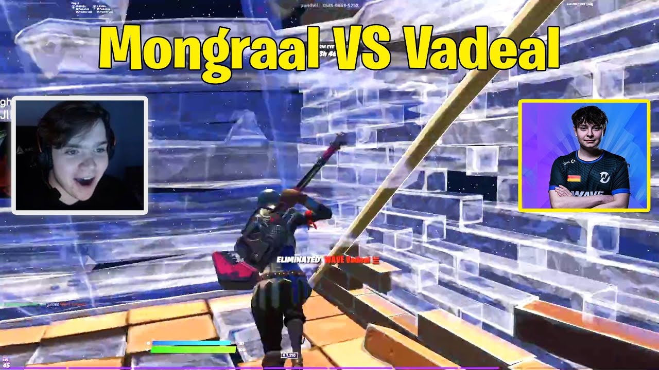 Mongraal VS Vadeal in 4v4 Zone Wars w/ EU Pros(Noahreyli, Flikk, Aqua, Guild Hen)